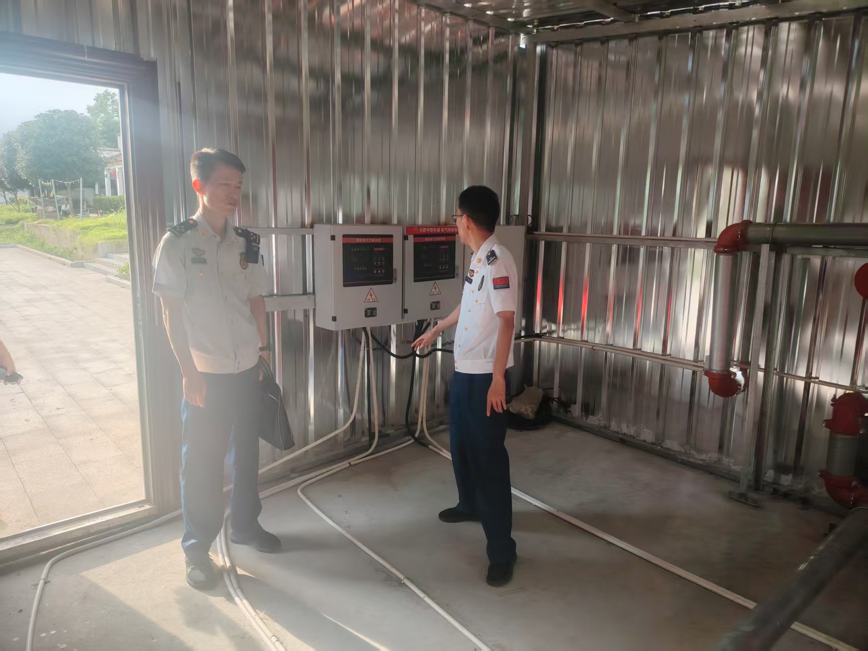 市消防大队深入衖口院开展消防安全专项检查